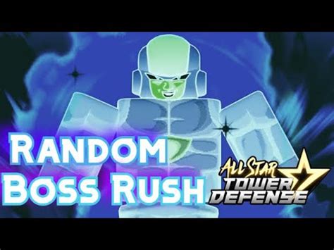 Beating Random Boss Rush Challenge On All Star Tower Defense Roblox