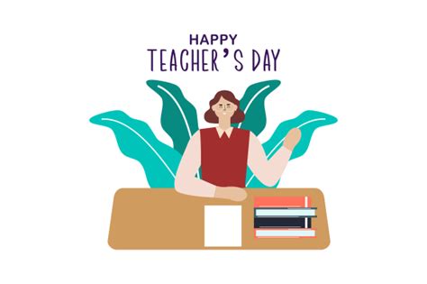 Happy Teacher Day Illustration Vector Graphic By 2qnah · Creative Fabrica