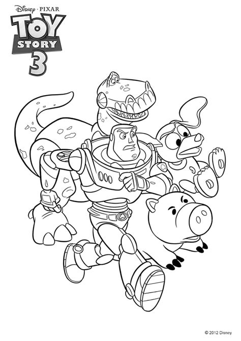 Coloriage les Héros de Toy Story