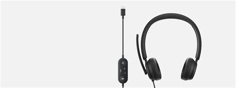 Microsoft Modern USB-C Headset with Noise Reducing Microphone ...