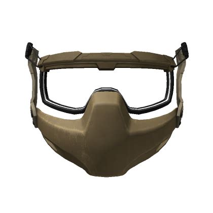 Tan FAST Clear Assault Mask Kit Roblox