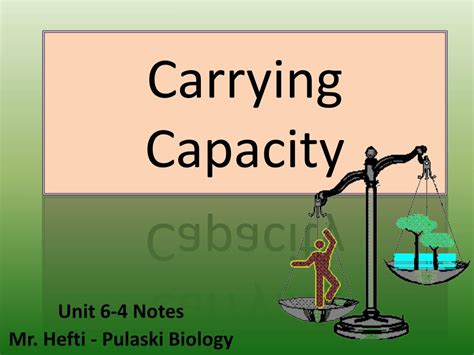 Ppt Carrying Capacity Powerpoint Presentation Free Download Id2024364