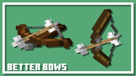 Better Bows And Crossbows Texture Pack Para Minecraft 121 1206 1194 1182 1171