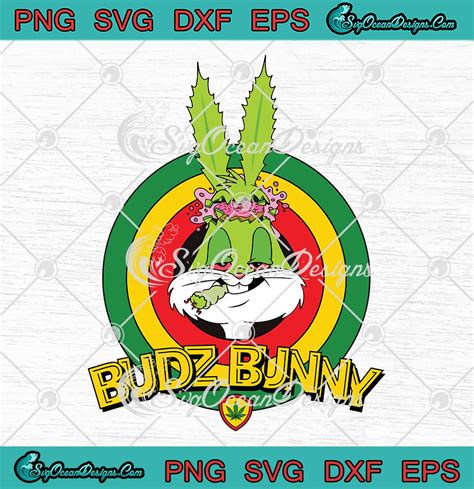 Bugs Bunny Smoking Cannabis Svg Budz Bunny Looney Tunes Cartoon Svg