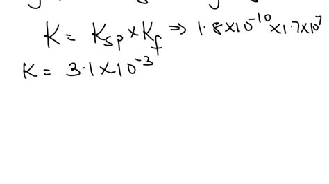 SOLVED Calculate The Solubility Of Silver Chloride In A Solution That