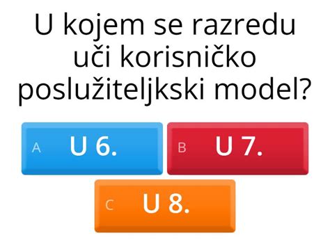 Osnove Informatike Quiz