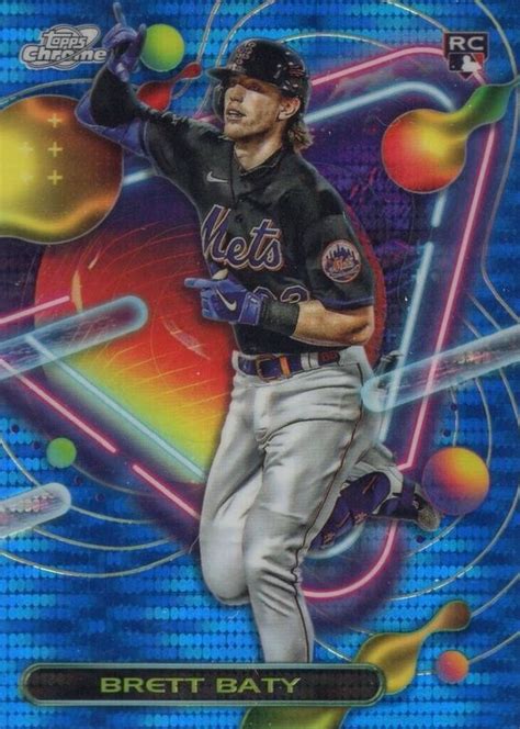 Brett Baty 2023 Topps Chrome Cosmic 22 Blue Moon Refractor 99 Price