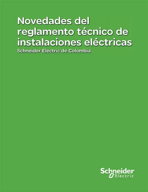 Pdf Novedades Del Reglamento T Cnico De Instalaciones El Ctricas