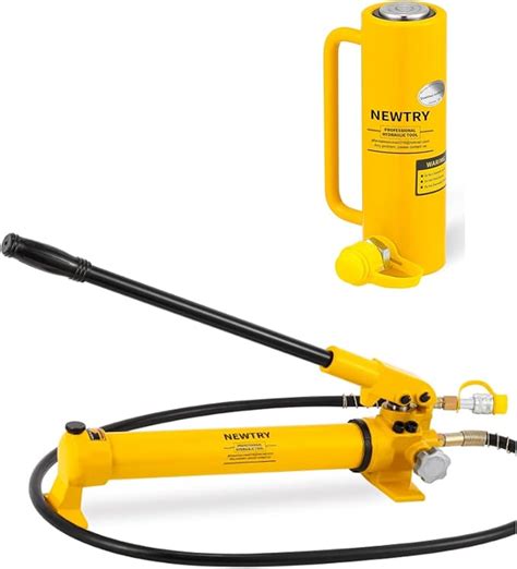 Amazon NEWTRY Hydraulic Hand Pump And 10 Ton Hydraulic Jack