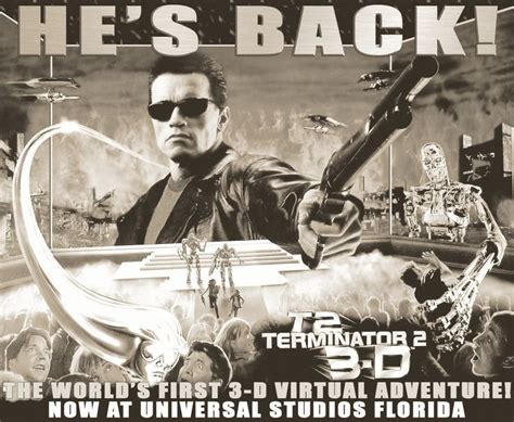 Poster Terminator 2 3 D Battle Across Time 1996 Arnold