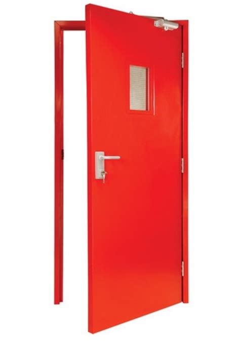 GI Steel Powder Coated Emergency Exit Fire Door At Rs 598 Square Feet