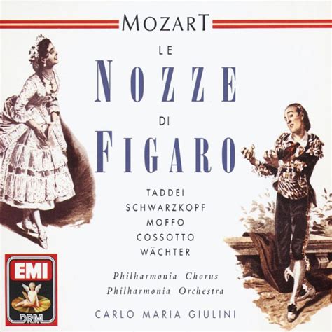 Mozart Le Nozze Di Figaro Wolfgang Amadeus Mozart Par Carlo Maria