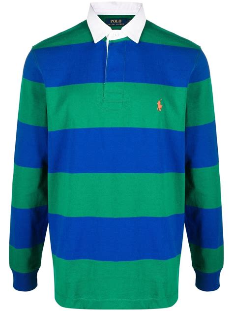 Polo Ralph Lauren The Iconic Rugby Shirt In Blue Modesens