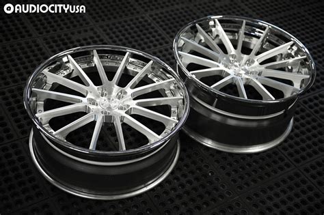 Lexani Forged Wheels Lts Brushed Silver With Chrome Step Lip