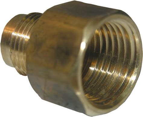 Lasco 17 4631 3 8 Inch Flare By 3 8 Inch Female Pipe Thread Brass Adapter