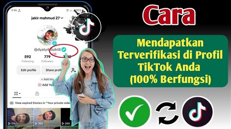 Cara Mendapatkan Terverifikasi Di Tiktok Mendapatkan Lencana Biru Di