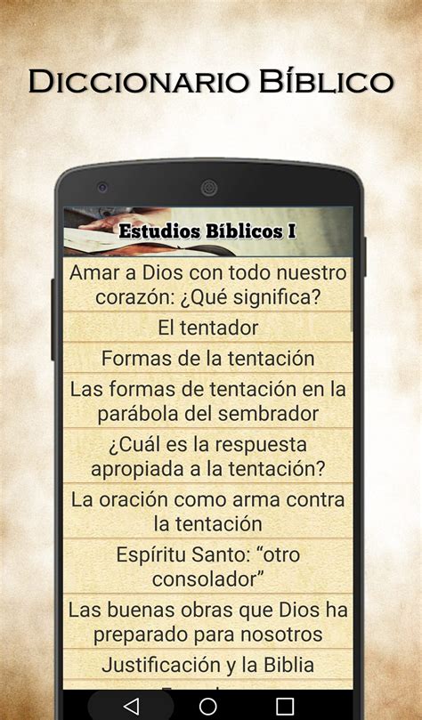 Android Diccionario B Blico