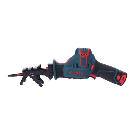 Ronix 8103k Cordless 12v Reciprocating Saw Carpentry Multiple Function Steel Wood Plastic