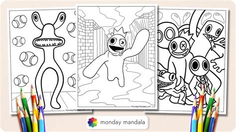 20 Rainbow Friends Coloring Pages (Free PDF Printables)