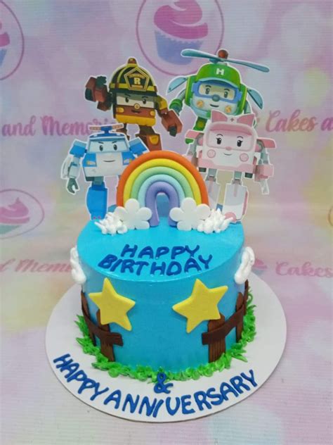 Robocar Poli Cake - 1101 – Cakes and Memories Bakeshop