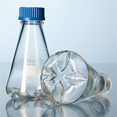 Schott Duran 092049 Erlenmeyer Flask With Baffles 250 Ml Gl45 Amazon
