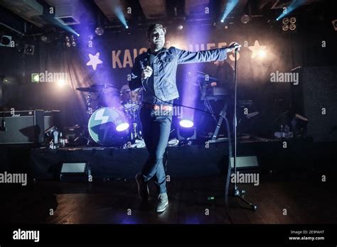 Ricky Wilson Of The Kaiser Chiefs Performing Live On Stage At The Scala