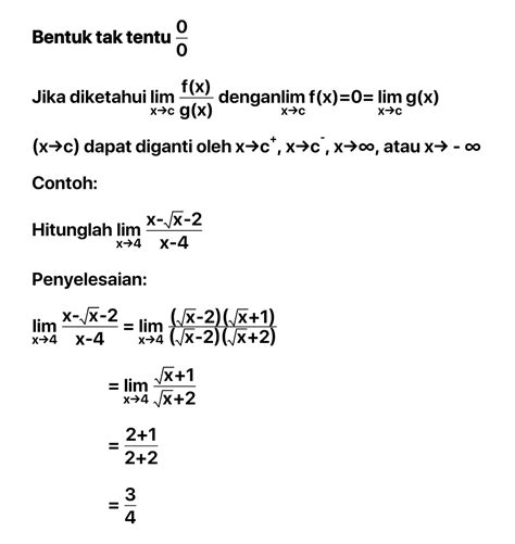 Limit Fungsi Lanjutan Kalkulus Diferensial