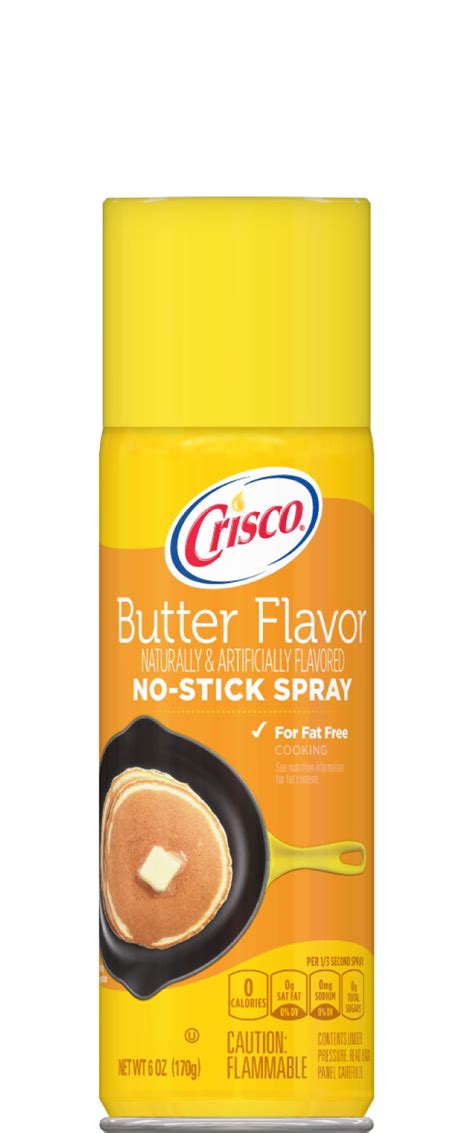 Butter Flavor No Stick Cooking Spray Crisco®