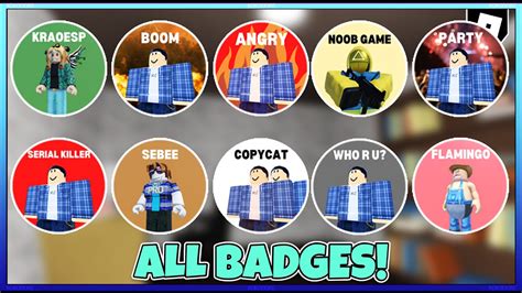 How To Get All 46 Badges In The Talking Npc Roblox Youtube