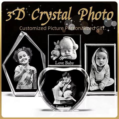 Personalized 3D Crystal Photo Romantic Gift For Men And Women