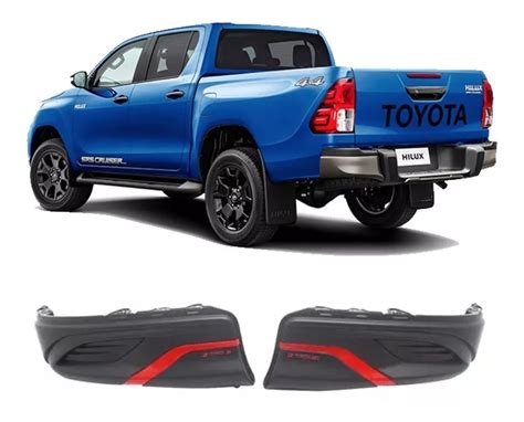 Molduras para Defensa Trasera Trd Hilux 2016 2019 Mebuscar México