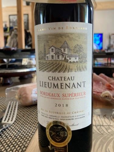 Ch Teau Lieumenant Bordeaux Sup Rieur Vivino Us