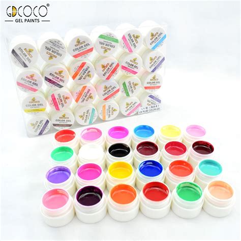 20204 GDCOCO UV Gel Nails Kit 36 Colors CANNI Out Grandado