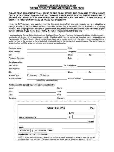 Il Pension Direct Deposit Program Enrollment Form 2013 Fill And Sign Printable Template Online