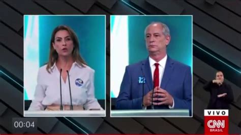 Ciro Gomes Cochicha Com Bolsonaro Durante Debate Do Sbt 25092022