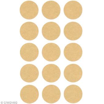 Autocollants Kraft Rond 60 Pcs Album Scrapbooking Achat Prix