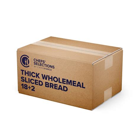 Chefs' Selections Thick Sandwich Wholemeal Bread (18+2) - Caterforce
