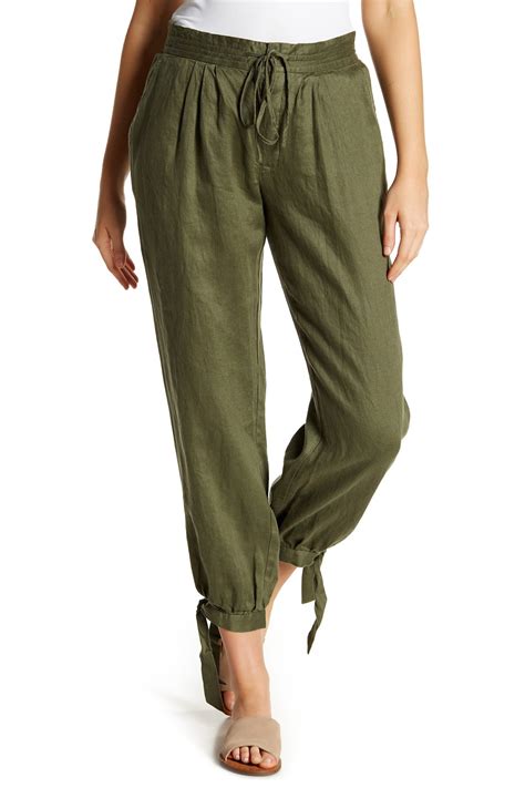 FRAME - Womens Pants Army Tie-Cuff Drawstring Stretch 10 - Walmart.com - Walmart.com