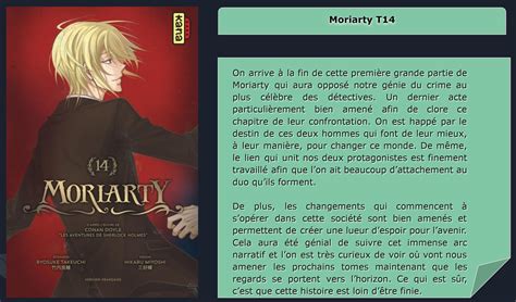 Esprit Otaku On Twitter Review Moriarty T Un Tome Qui Vient