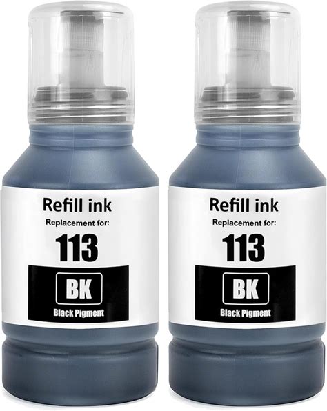 Epson Bouteille D Encre Authentique Noire Ecotank Ml Amazon