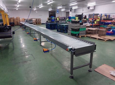 Lineshaft Powered Roller Conveyor For The E Commerce Industry Coveya