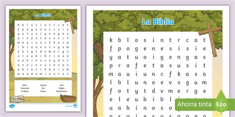 Recurso Educativo Sopa De Letras De La Biblia Twinkl