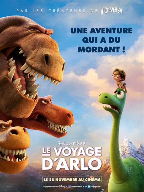 Le Voyage Darlo Arlo Face Aux T Rex Sur Une Nouvelle Affiche Actus