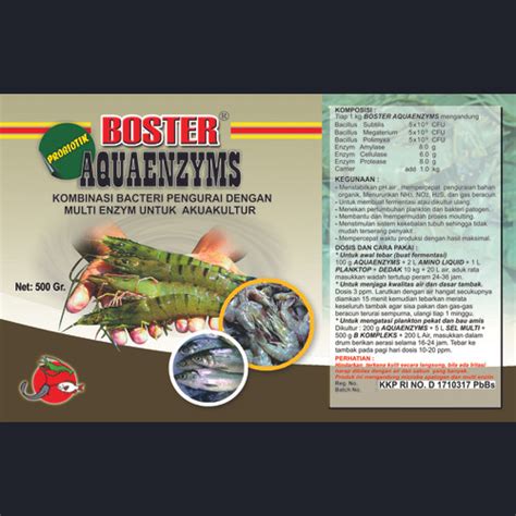 Jual Boster Probiotik Ikan Aqua Enzym Gr Aquaenzym Enzim Pengurai