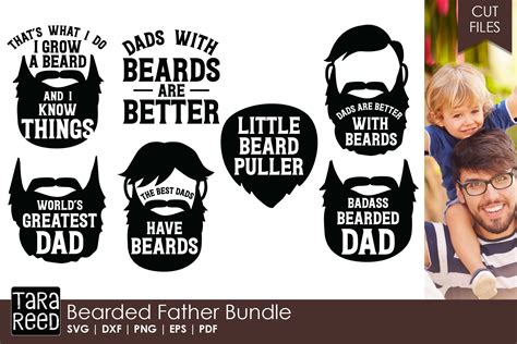 Bearded Father Beard Svg And Cut Files For Crafters 123513 Cut Files Design Bundles