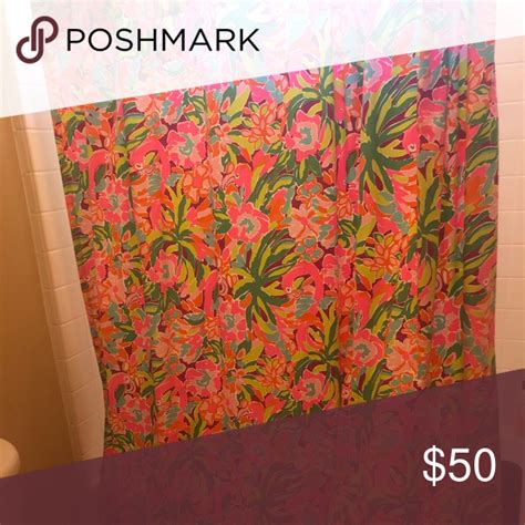 Lilly Pulitzer shower curtain. | Lilly pulitzer, Curtains, Colorful curtains