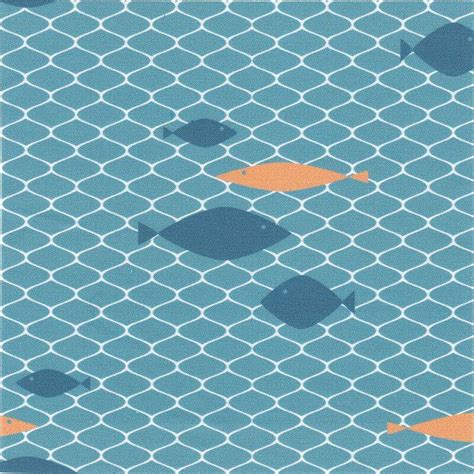 Fabric - Fish Net | Make it Mid Century