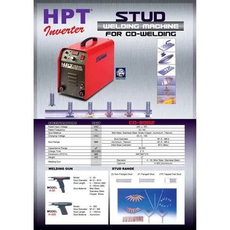 HPT CD 8002 STUD Welding Machine Wintex Engineering Machinery