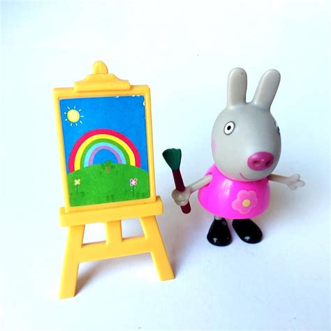 Peppa Pig Figures (2) Emily Elephant and Lemonade Stand Playset Collectible Toy | #4630191461