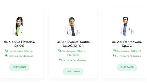 Jadwal Praktek Dokter Rs Hermina Pandanaran Hargakamar